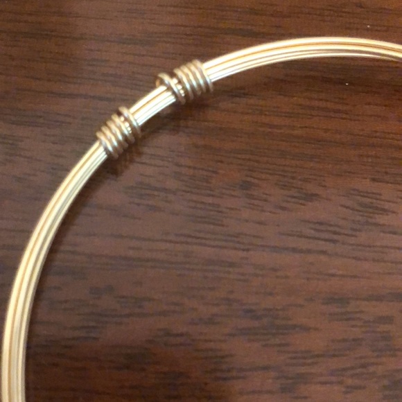 2. Bourbon & Bowties gold tone bangle bracelets - Picture 5 of 16